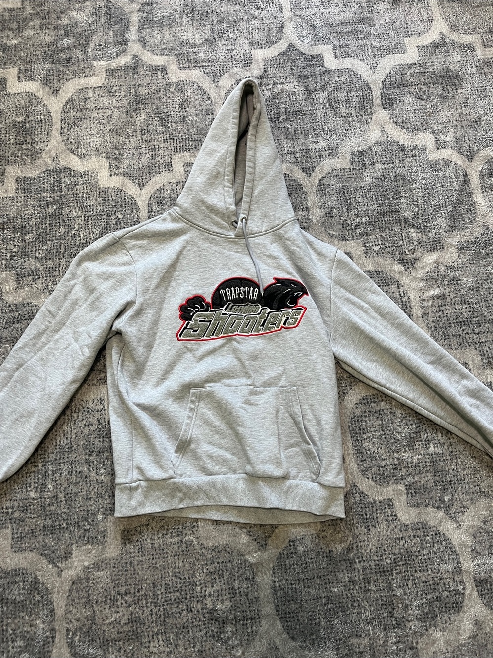Trapstar Shooters Gray Pullover Hoodie